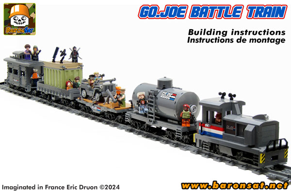 Gi Joe Train Lego moc building instructions